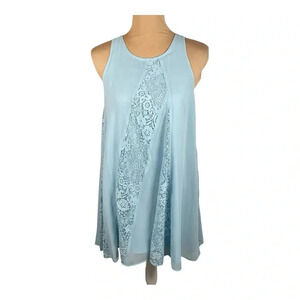 MARCIANO Baby Blue 💎💎 The‎ Raissa Lace Tunic Dress Medium